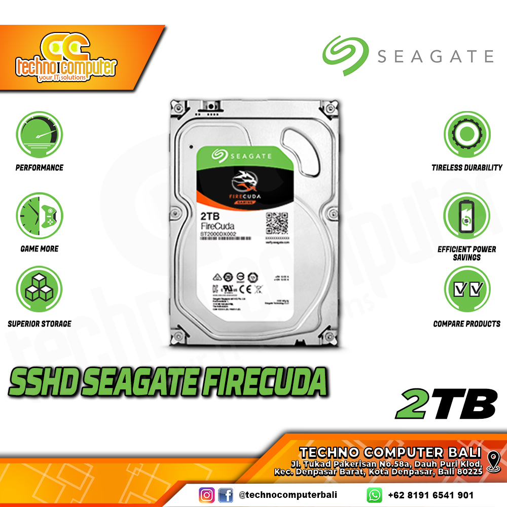 SSHD SEAGATE FIRECUDA 2TB