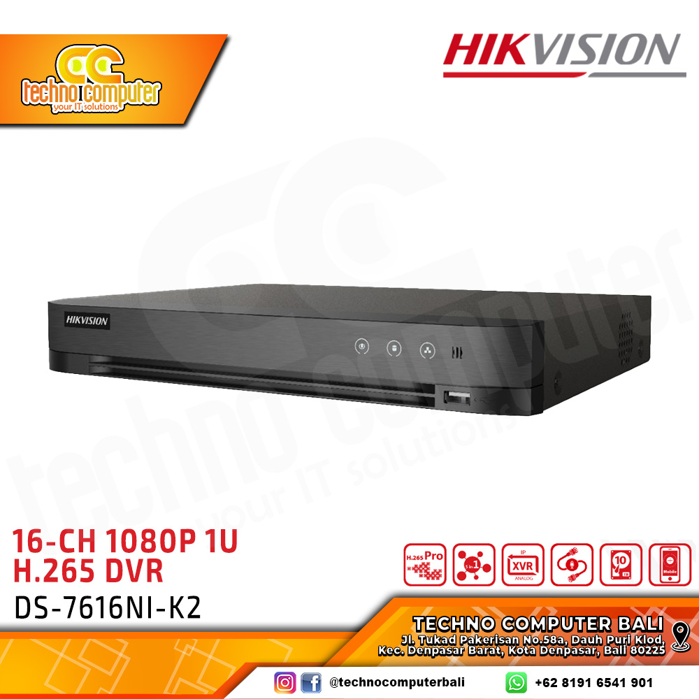 DVR HIKVISION 16CH DS-7216HGHI-K1