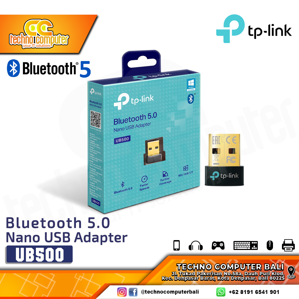 Tp link adapter usb bluetooth bluetooth 5 0 dongle receiver ub500