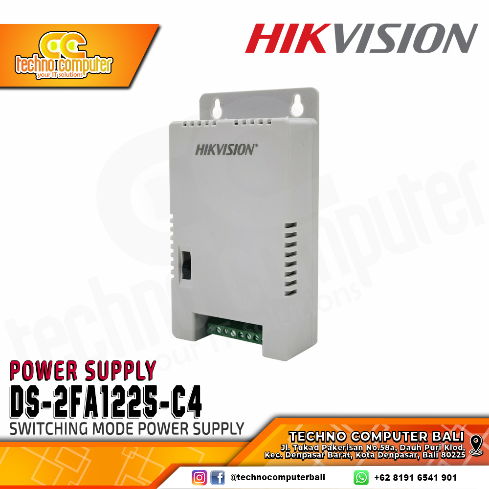 POWER SUPPLY CCTV HIKVISION DS-2FA1225-C4 [EUR] 12V - 4A