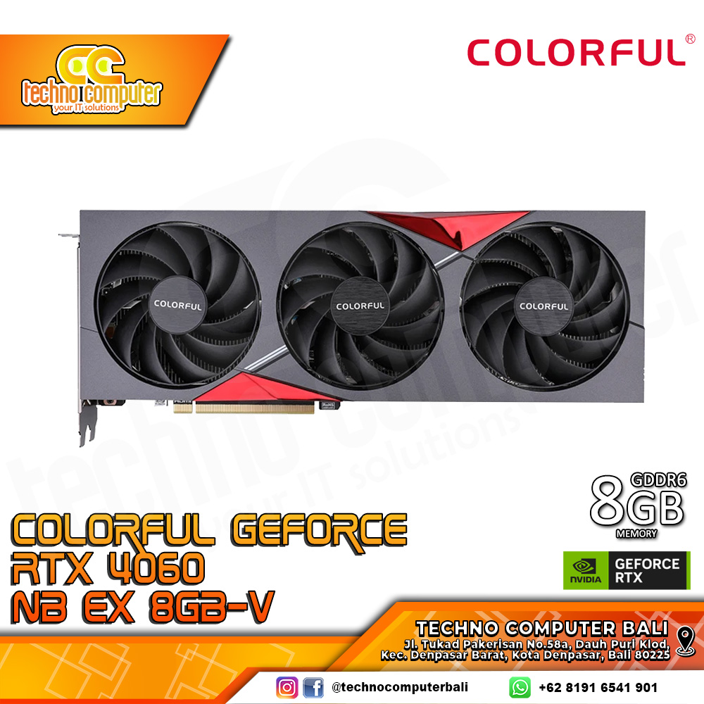 COLORFUL NVIDIA GeForce RTX 4060 NB EX 8GB-V GDDR6