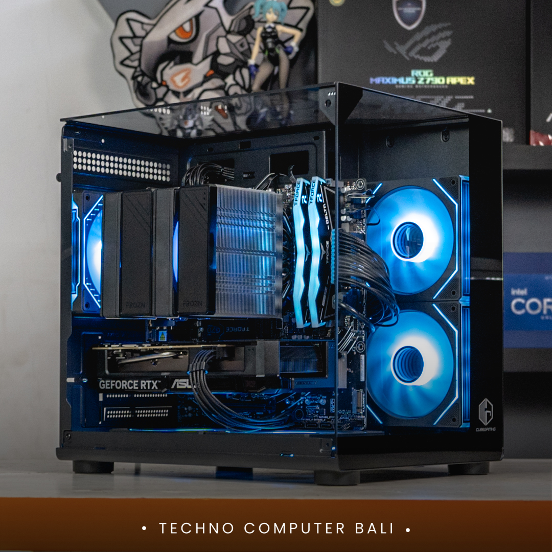 PC RAKITAN RYZEN 5 9600X / RTX 5060 TI / CUBE GAMING CIELO V2 Black