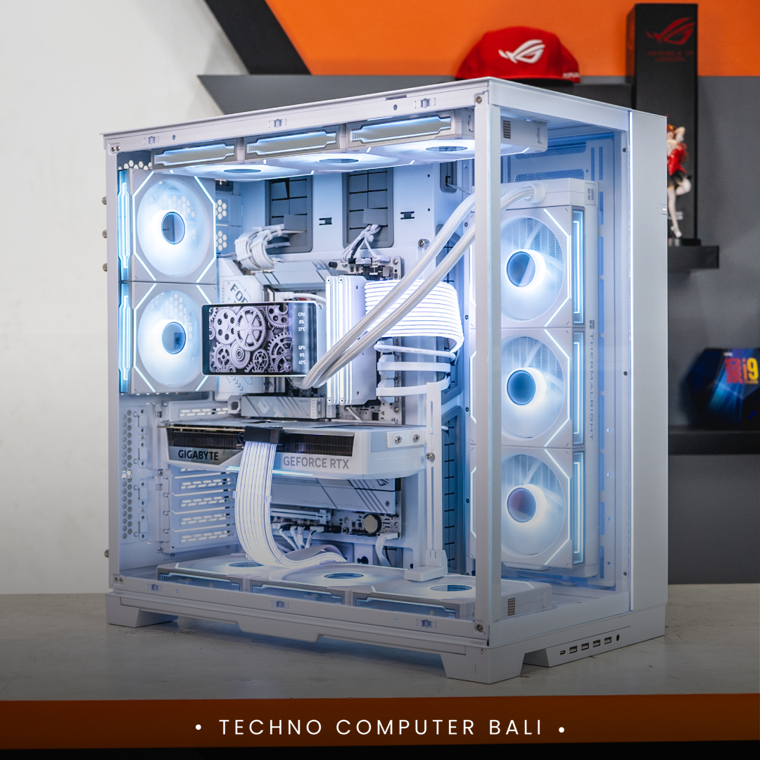 PC RAKITAN RYZEN 7 9800X3D / RTX 5070 Ti White / LIAN LI O11 DYNAMIC EVO XL White