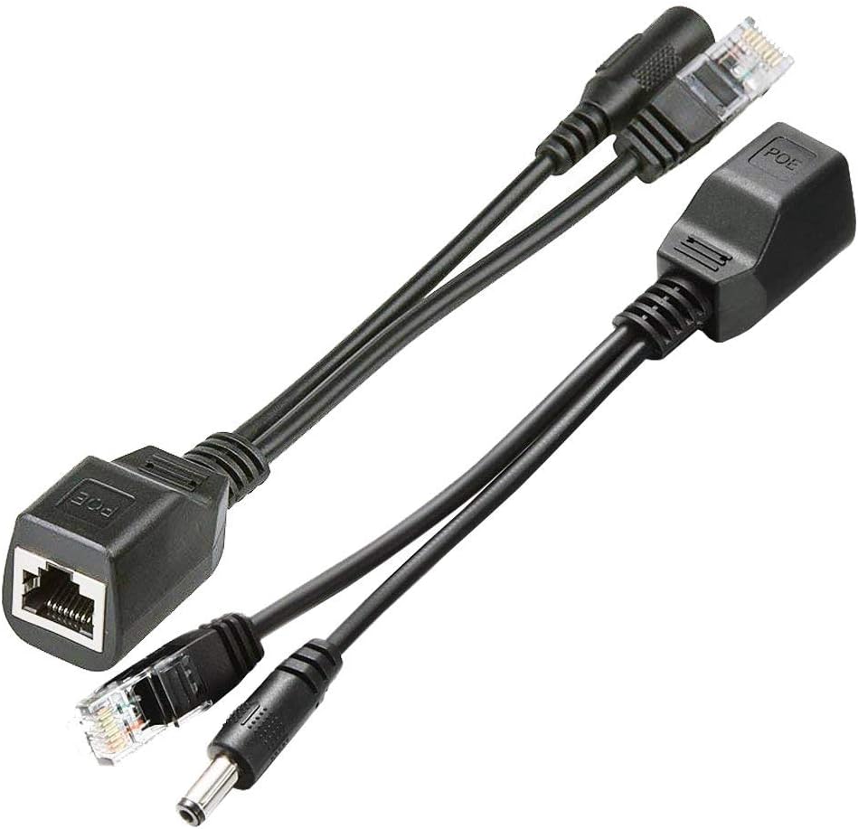 PASSIVE PoE Injector and PoE Splitter Kit - White