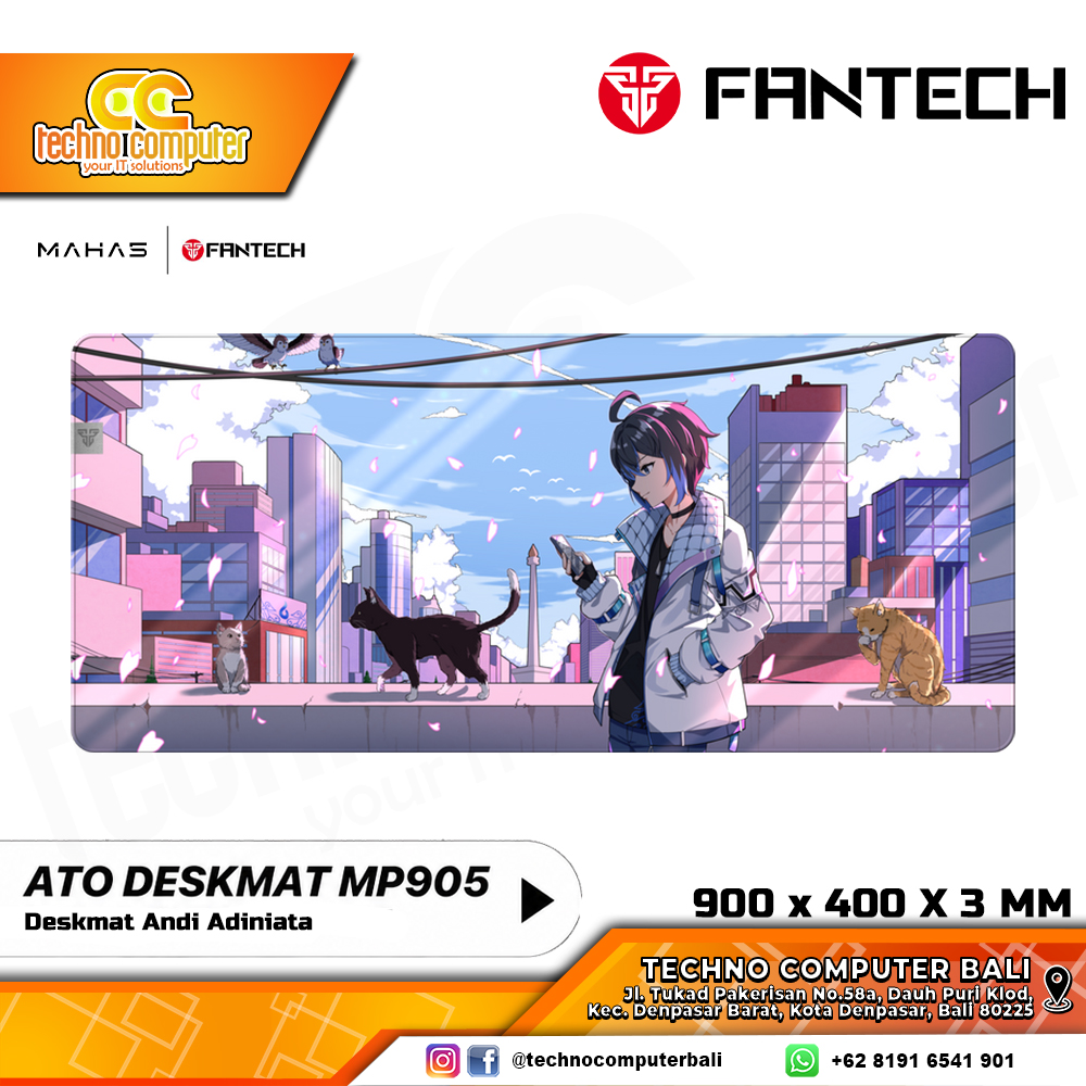 MOUSEPAD FANTECH X MAHA5 MP905 EXCLUSIVE LIMITED EDITION - ANDI